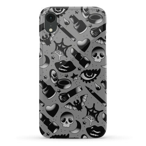 Goth Makeup Pattern Phone Case